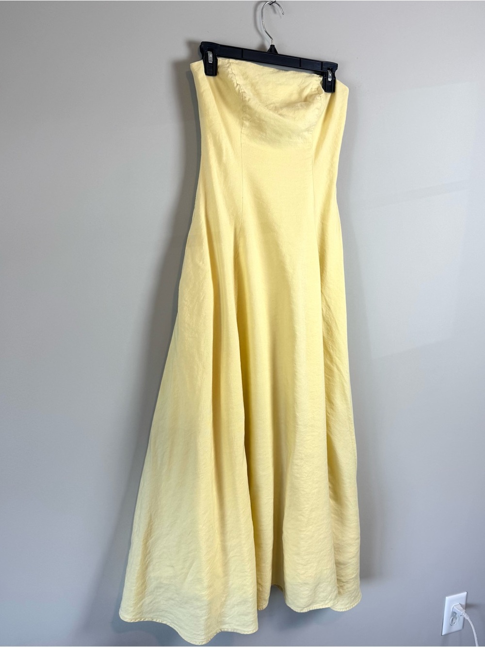 Favorite Daughter The Favorite Linen Dress Strapless Maxi MoonBeam Dress 4 - Picture 8 of 15